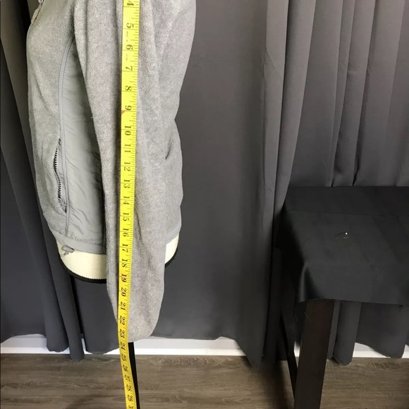 Aero Womens Jacket Full Zip Fleece Gray XS_486 - Picture 3 of 6